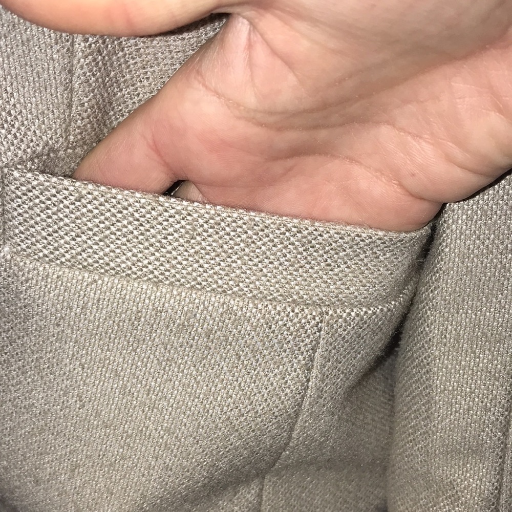 Banana Republic Factory Wheat Tailored Blazer Size 2 Neutral Workwear - Picture 4 of 8